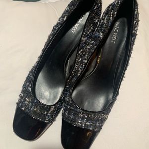 Nine West Tweed Block Heels “Chanel Style”
